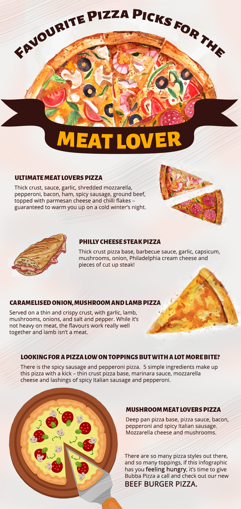 Favourite Pizza Picks for the Meat Lover